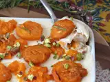 Recept Tiramisu s pečenými marhúľami: ovocný dezert s jemnou konzistenciou, ideálny na leto